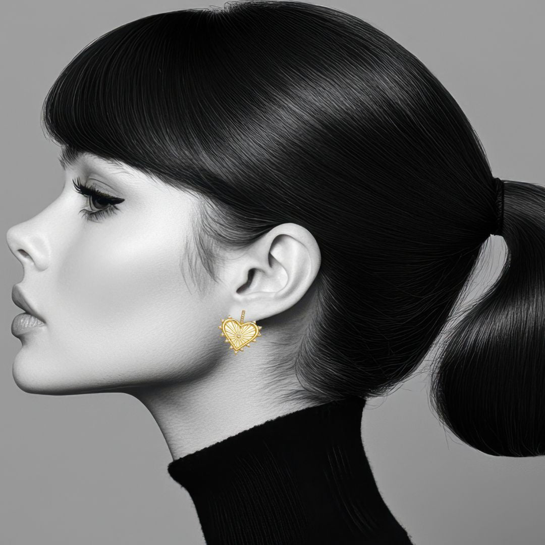 Sabrina Earrings in Gold