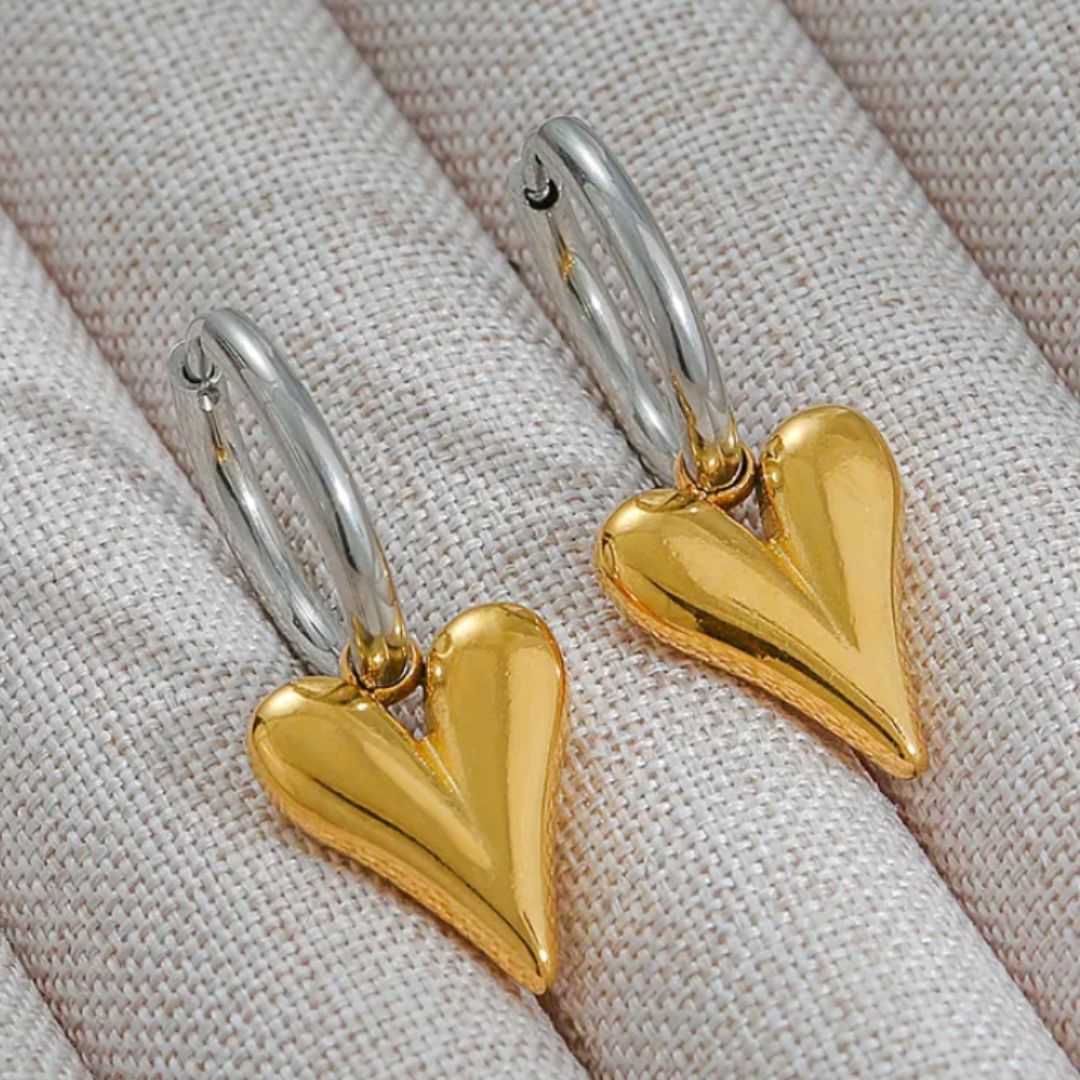 Kate earrings in gold silver