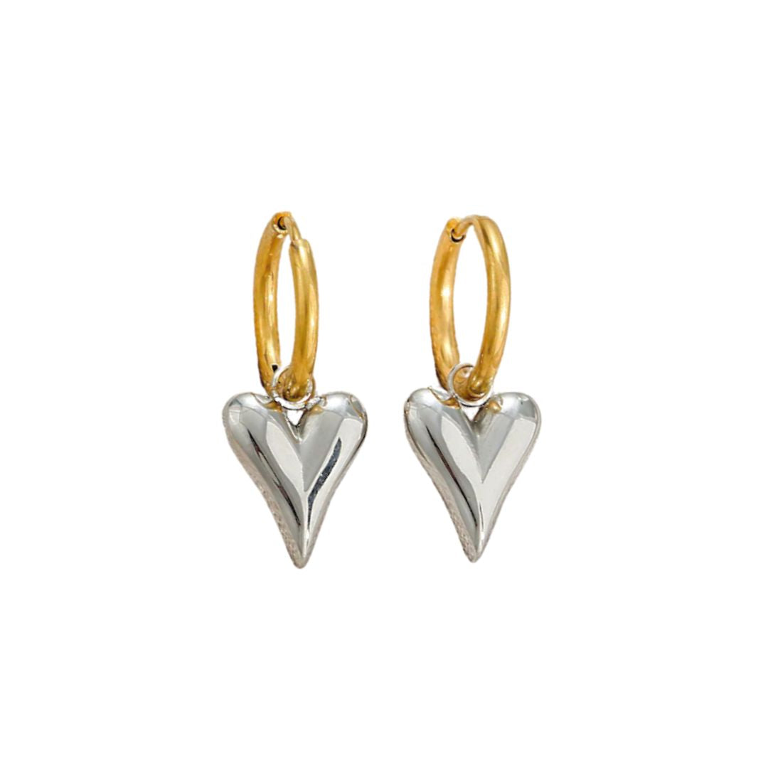 Kate earrings in gold silver
