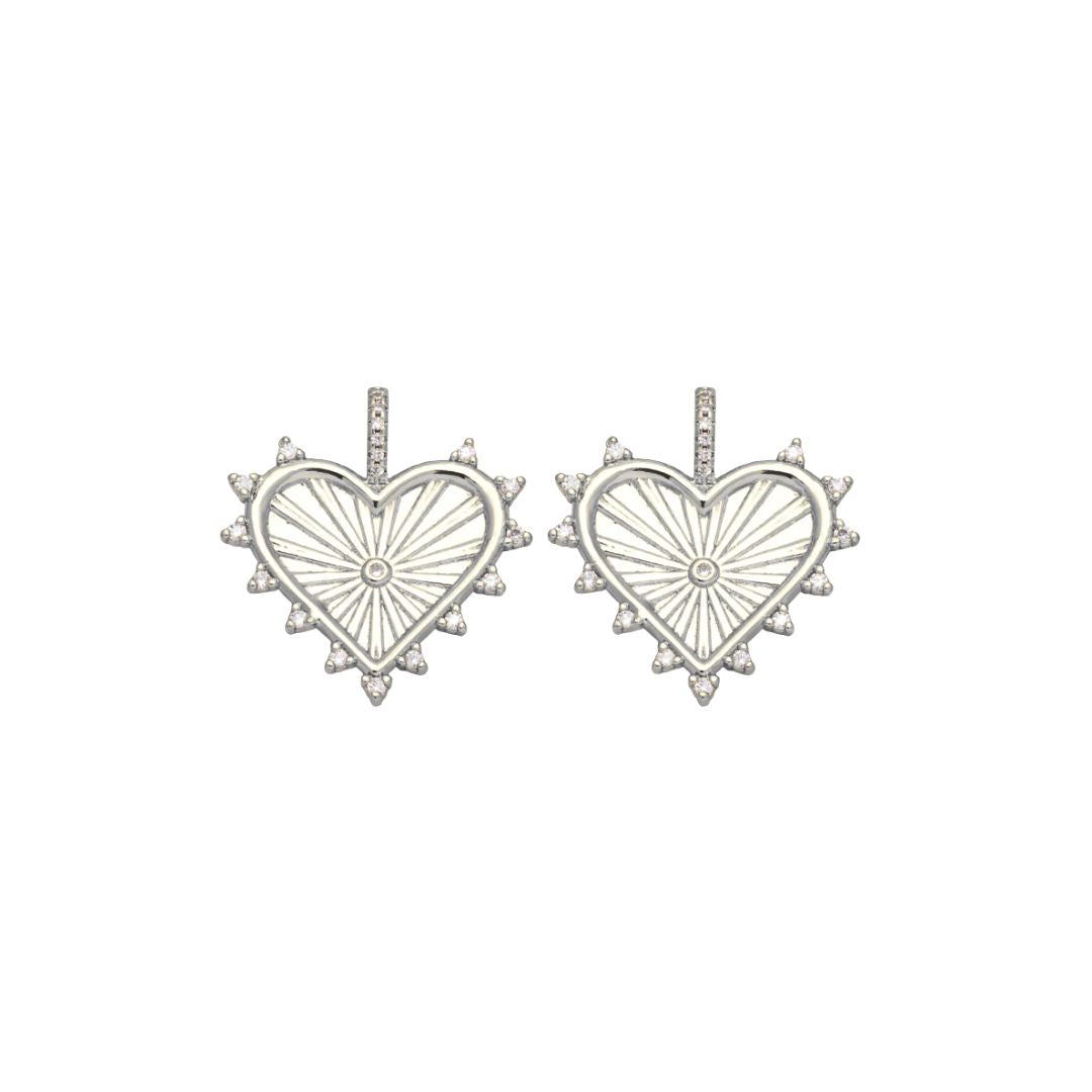 Sabrina Earrings in Silver