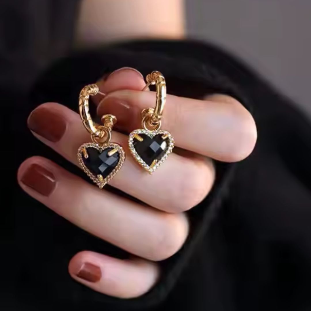 The Tia Midnight Earrings