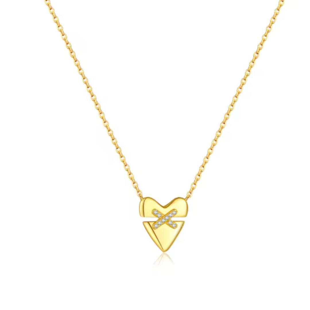 Tallulah Neckace in Sterling Silver and Gold