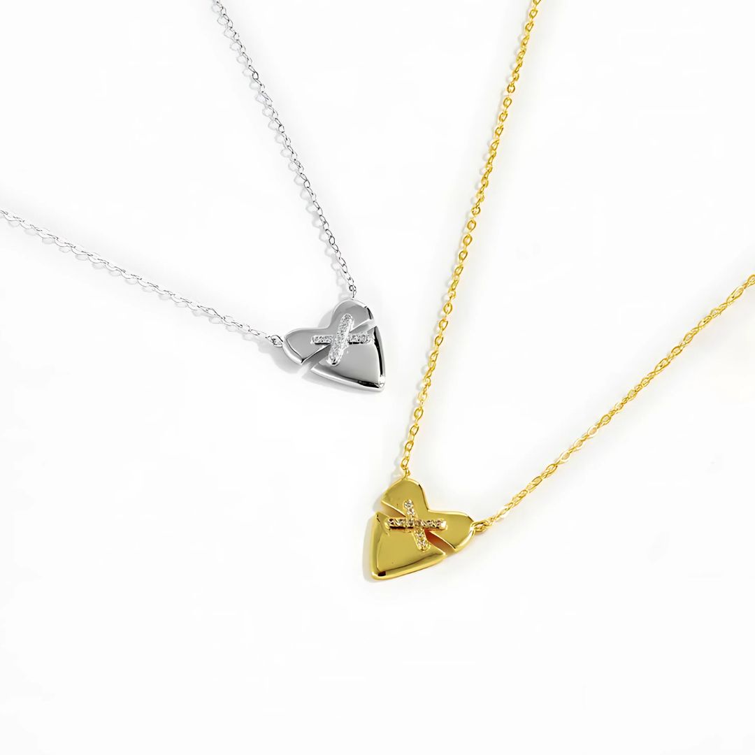 Tallulah Neckace in Sterling Silver and Gold