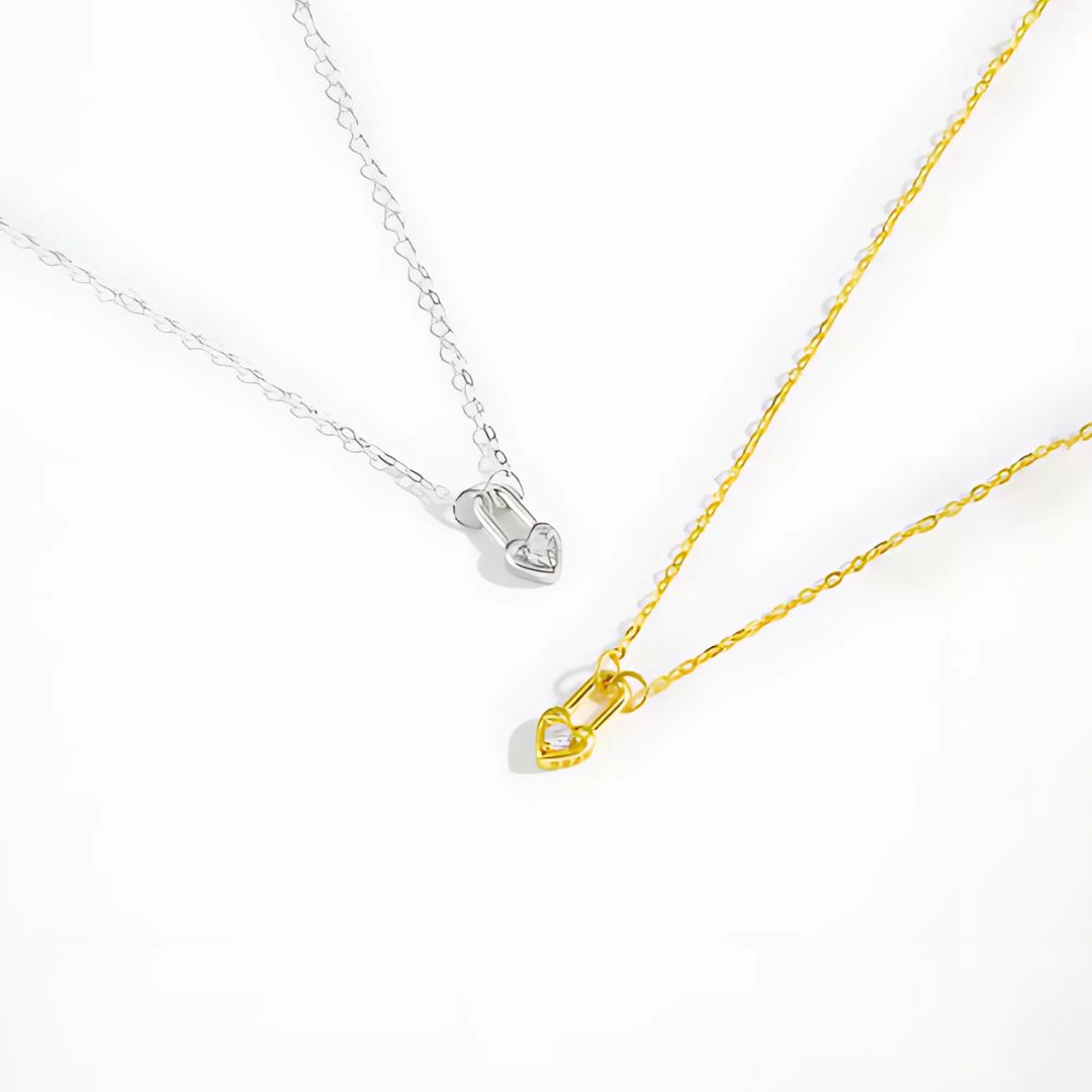 Demi Necklace in Sterling Silver and Gold