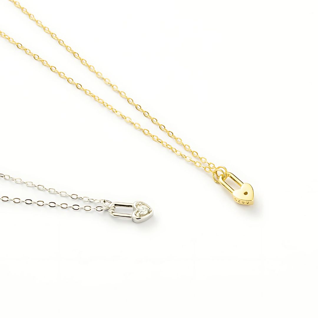 Demi Necklace in Sterling Silver and Gold