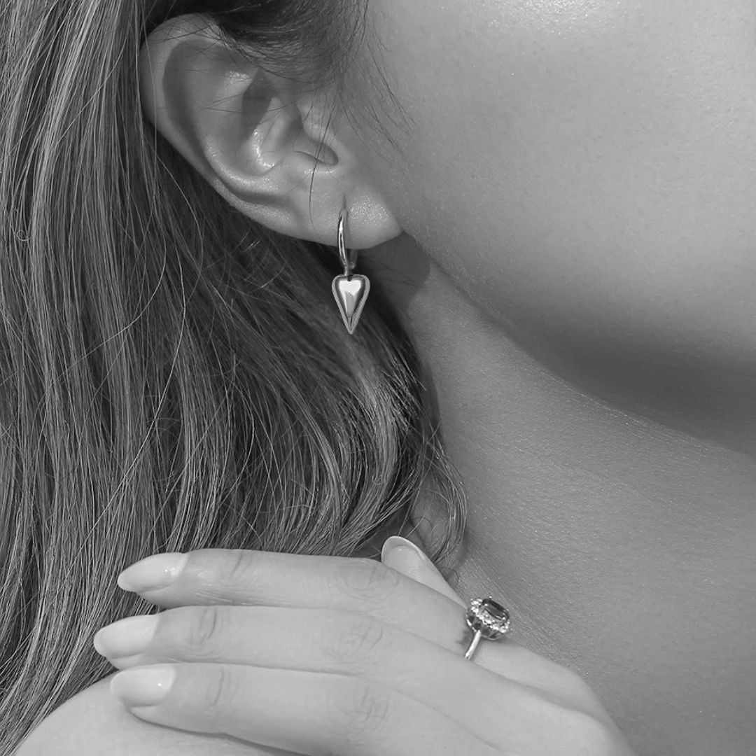 Amour Earrings in Silver