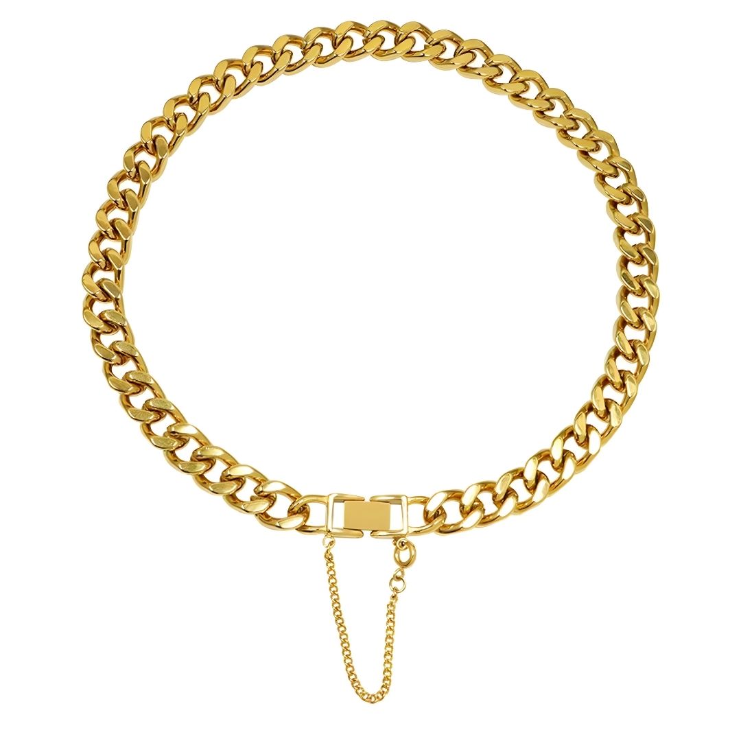 Bronte chain necklace in gold