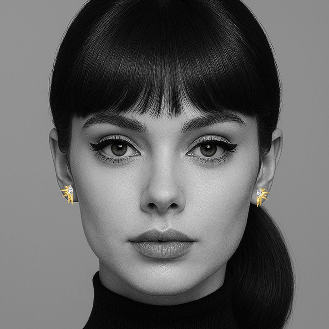 The Clemence Earrings in Sterling Silver