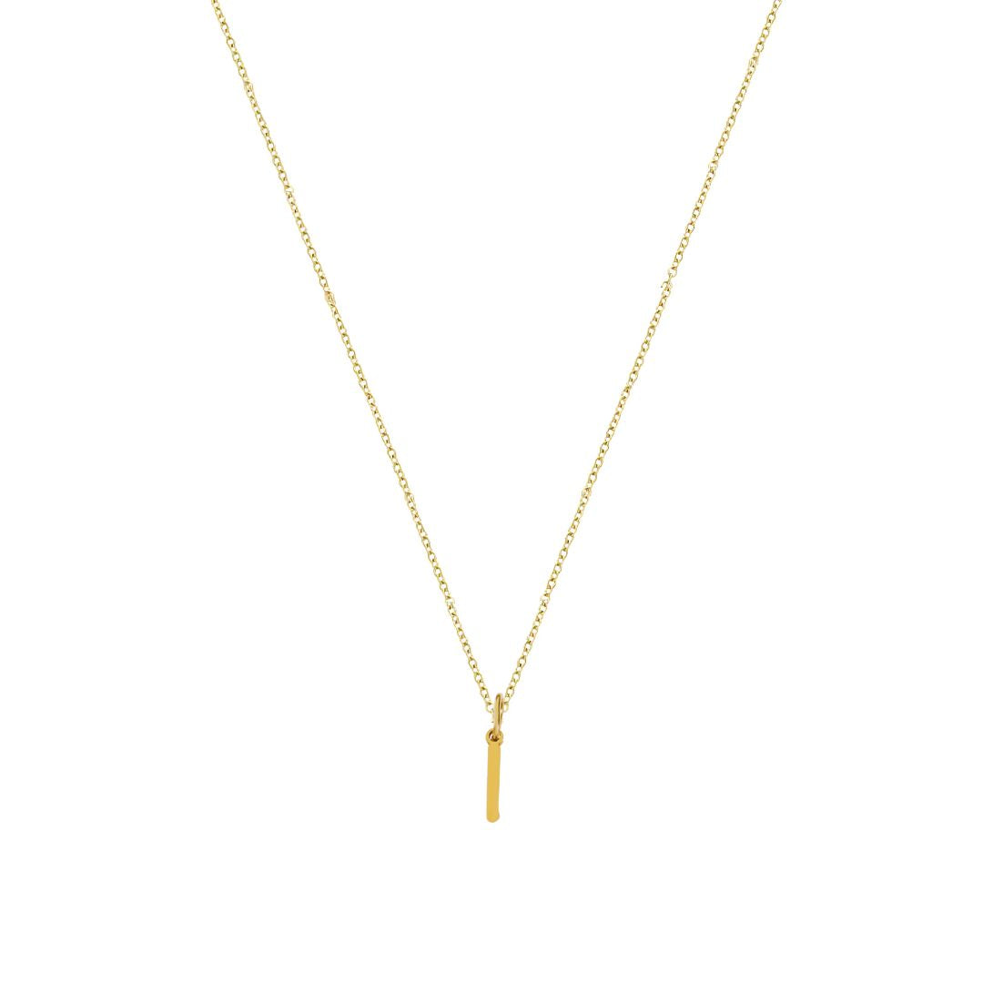 Heiress Gothic Initial Necklace