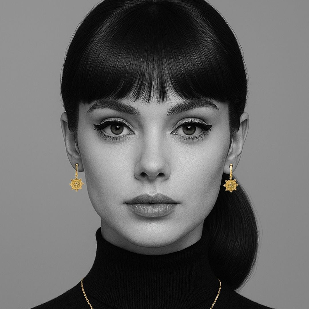 The Ophelia Earrings in Gold