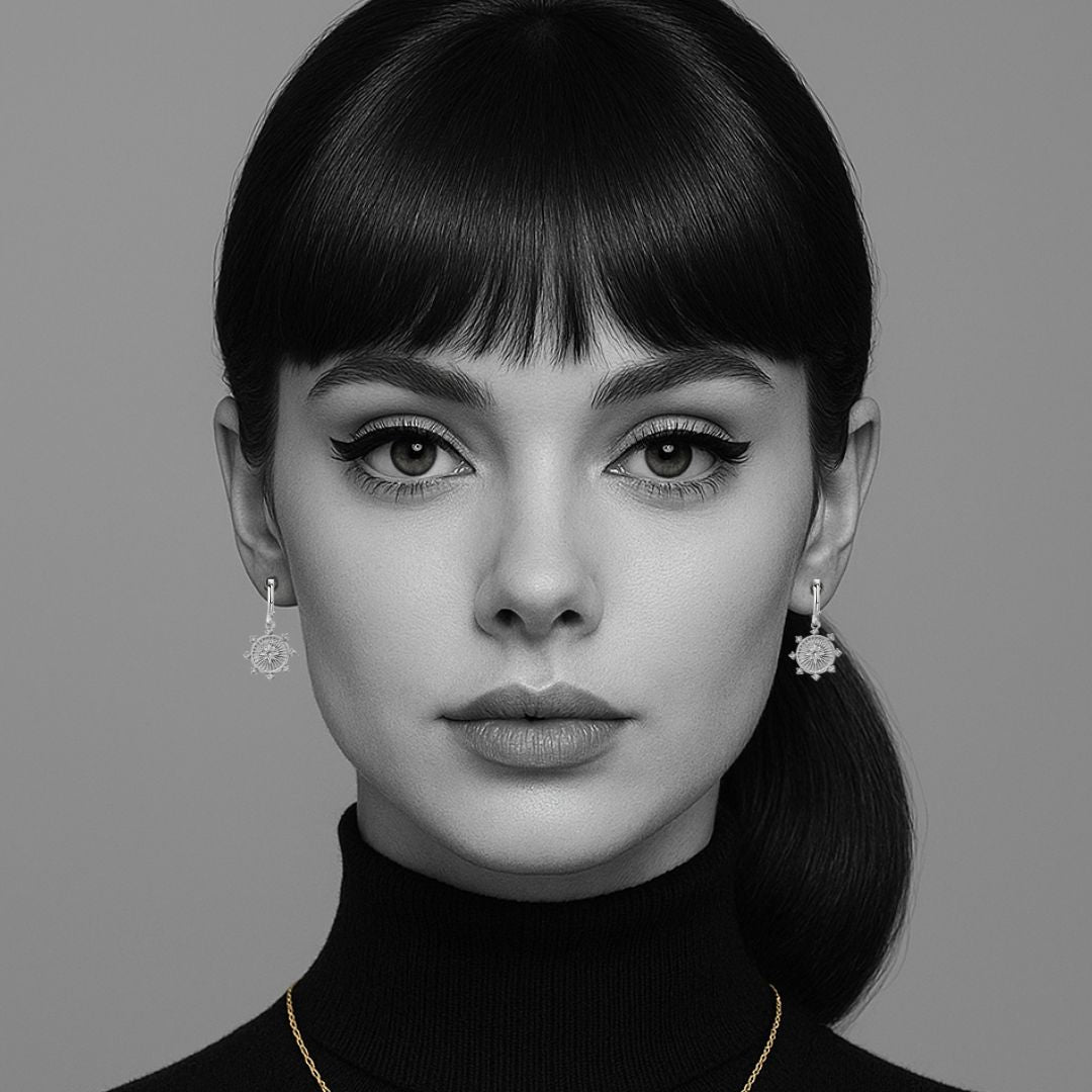 The Ophelia Earrings in Silver