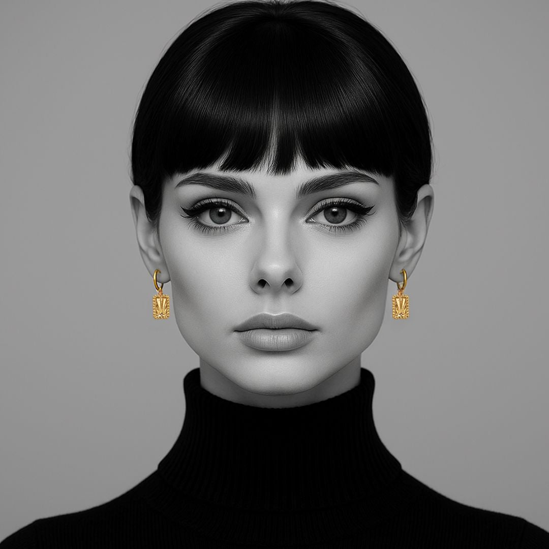 The Sunrise Earrings in Gold