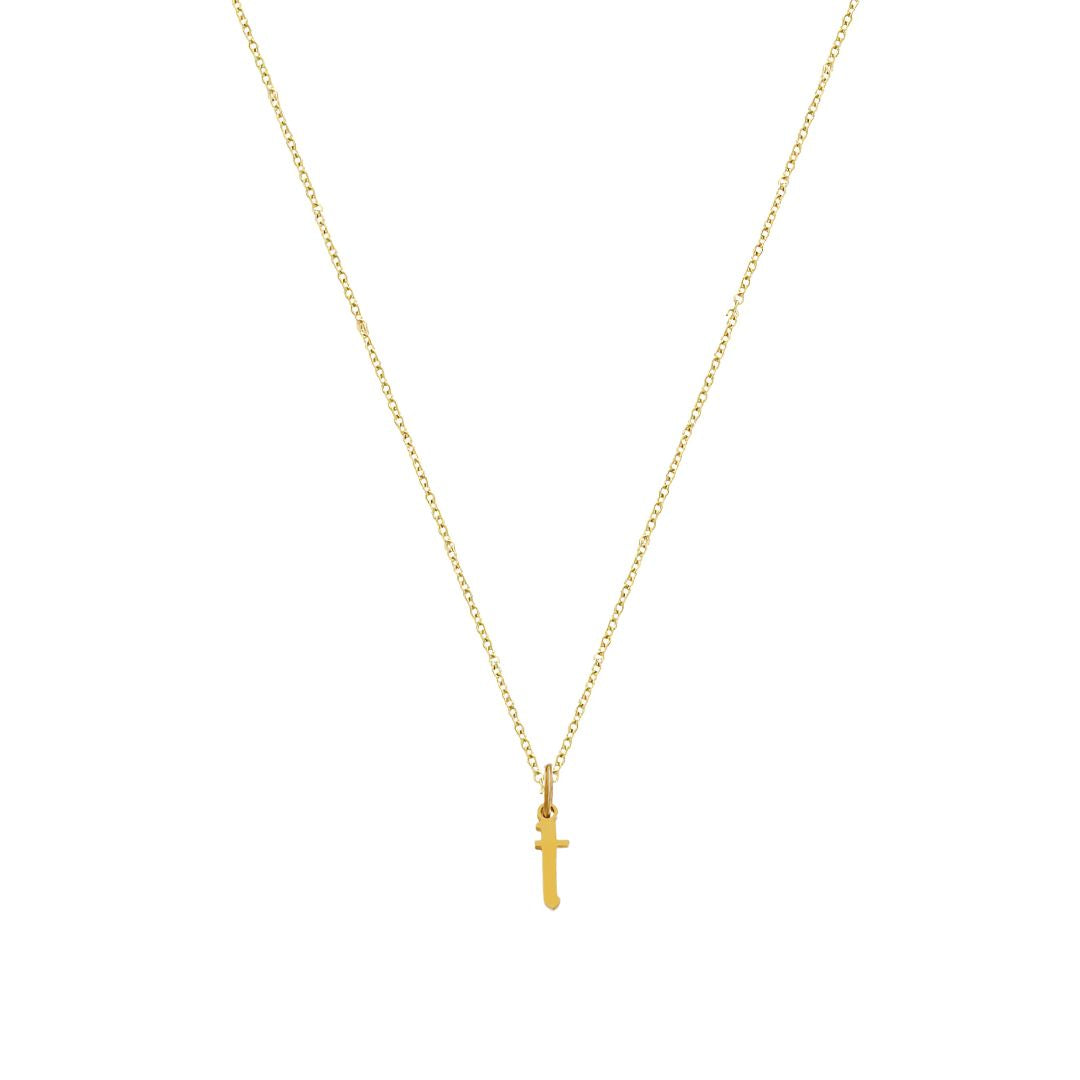 Heiress Gothic Initial Necklace