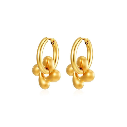 Flora Hoop Earrings