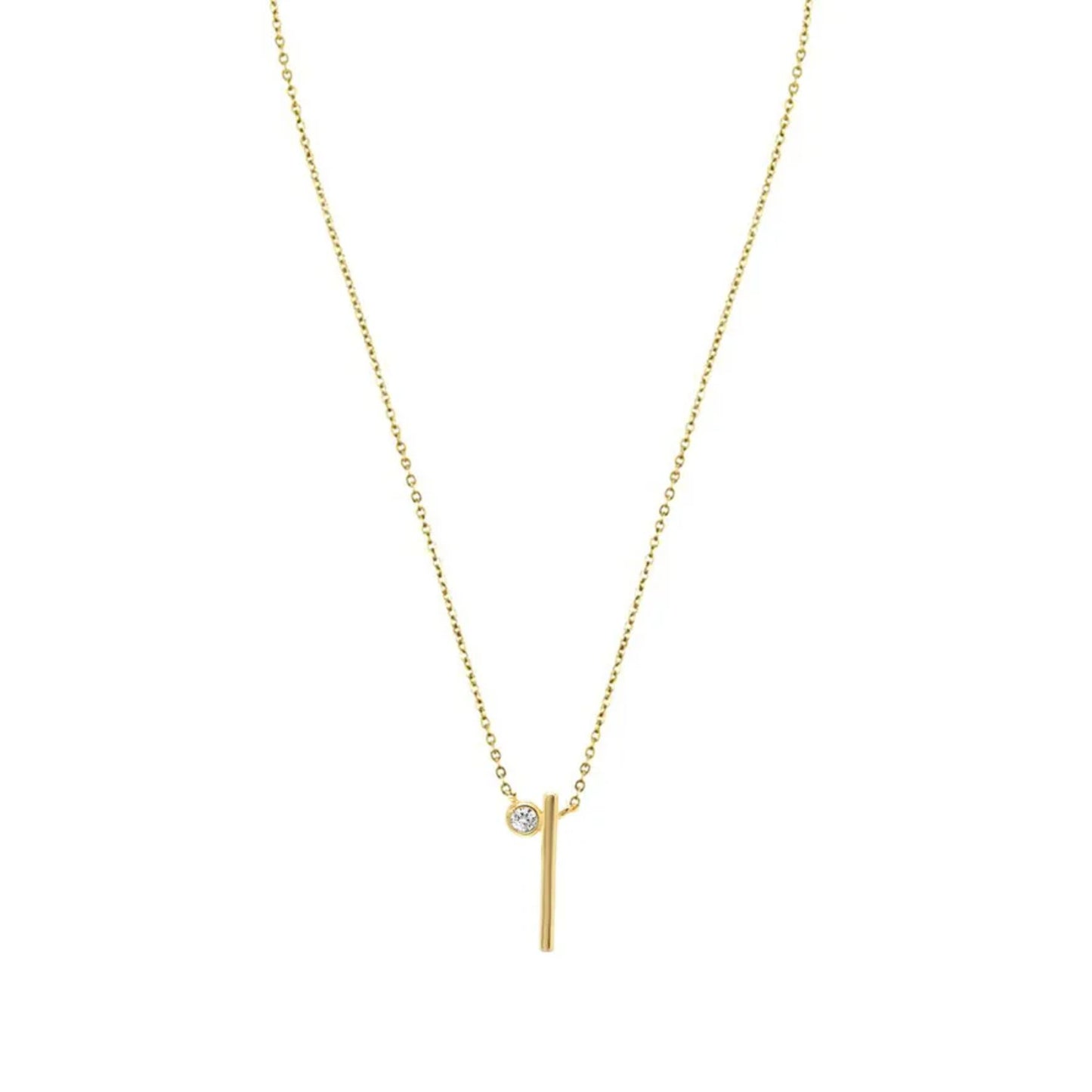 Anthropology Dainty Heart Initial Necklace