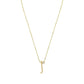 Anthropology Dainty Heart Initial Necklace