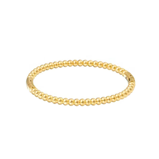 Clancy Twist Bangle in Gold