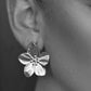 Florence Flower Earrings in Silver