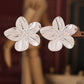 Florence flower studs in silver