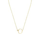 Anthropology Dainty Heart Initial Necklace