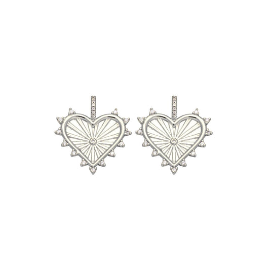 Sabrina Earrings in Silver