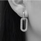 Freida Statement Earrings in Silver