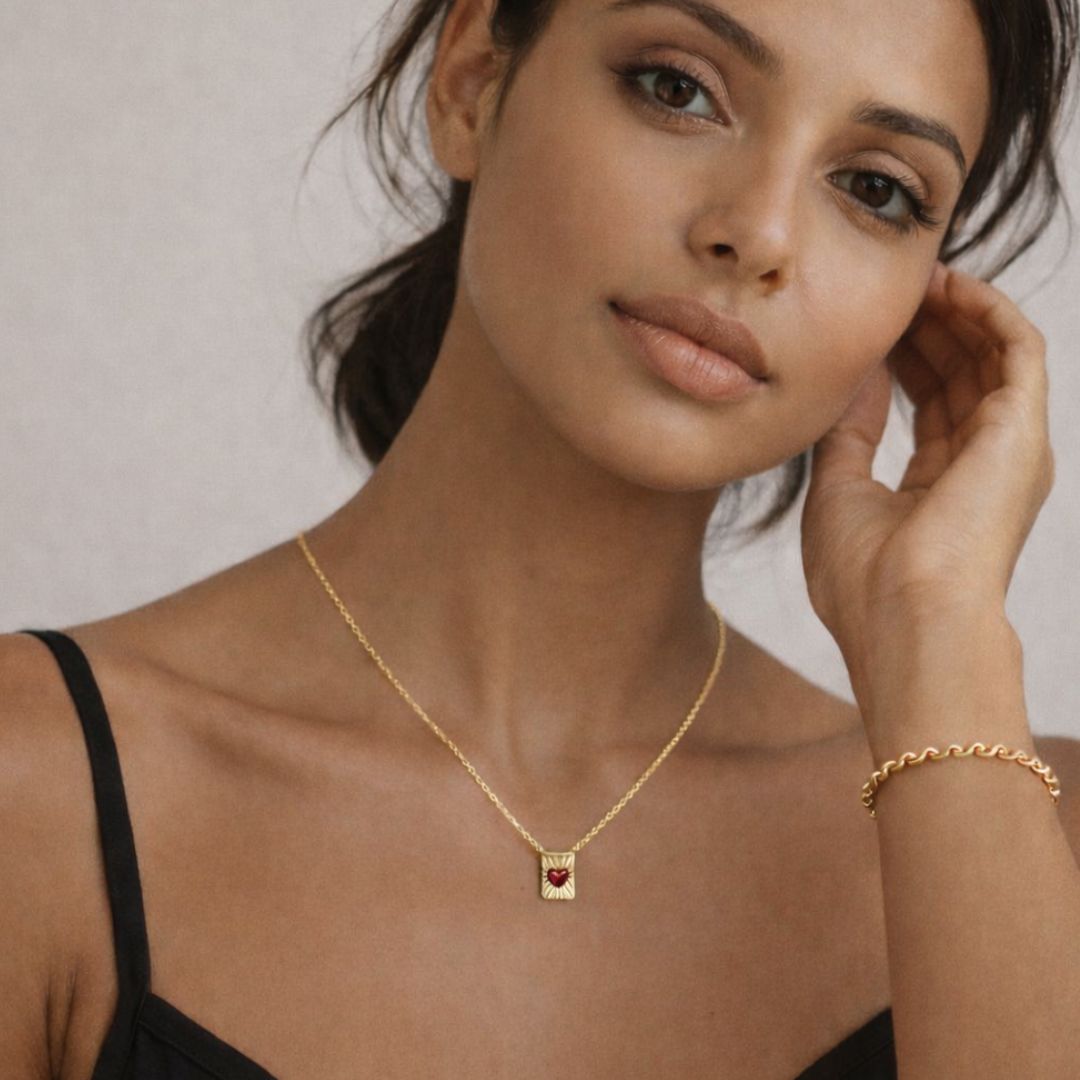 Eloise Necklace in Sterling Silver and Gold