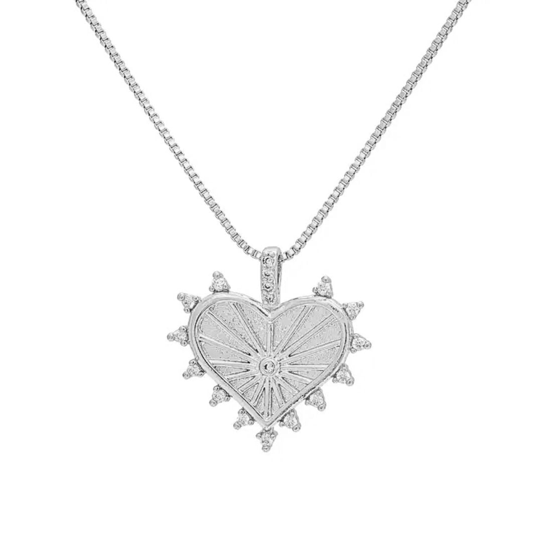 Sabrina Necklace in Silver