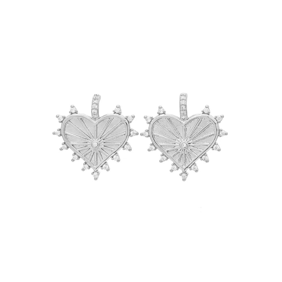 Sabrina Earrings in Silver