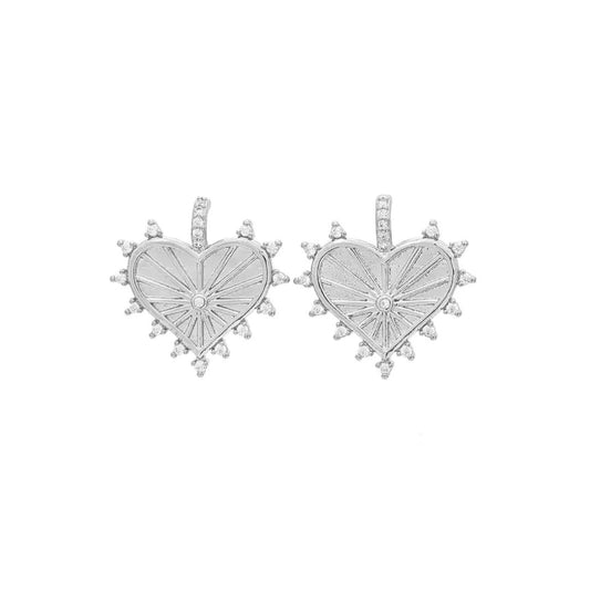 Sabrina Earrings in Silver