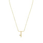 Anthropology Dainty Heart Initial Necklace