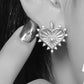 Sabrina Earrings in Silver