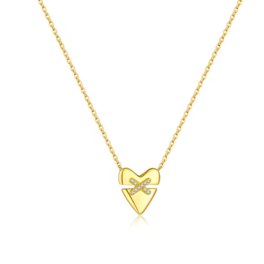 Tallulah Neckace in Sterling Silver and Gold