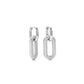 Freida Statement Earrings in Silver