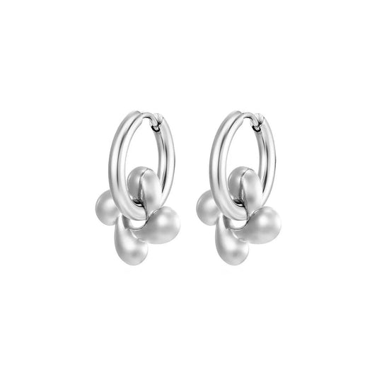 Flora Hoop Earrings