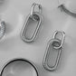 Freida Statement Earrings in Silver