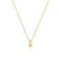 Demi Necklace in Sterling Silver and Gold