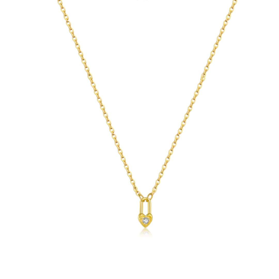 Demi Necklace in Sterling Silver and Gold