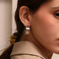 Evie gold edged hoops