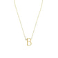 Anthropology Dainty Heart Initial Necklace