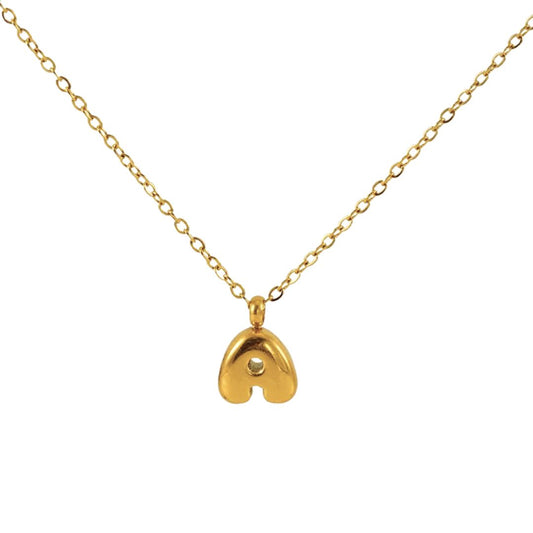 Heiress Bubble Initial Necklace