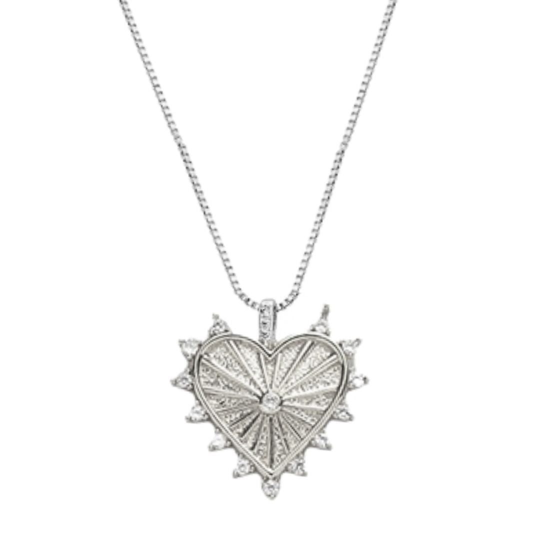 Sabrina Necklace in Silver