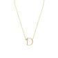 Anthropology Dainty Heart Initial Necklace