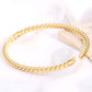 The Twist Bracelet in gold