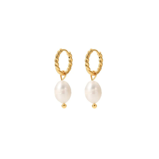 Harper Freshwater Pearl Hoops