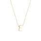 Anthropology Dainty Heart Initial Necklace