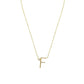 Anthropology Dainty Heart Initial Necklace