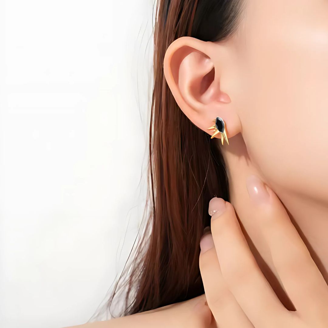 The Clemence Earrings in Sterling Silver