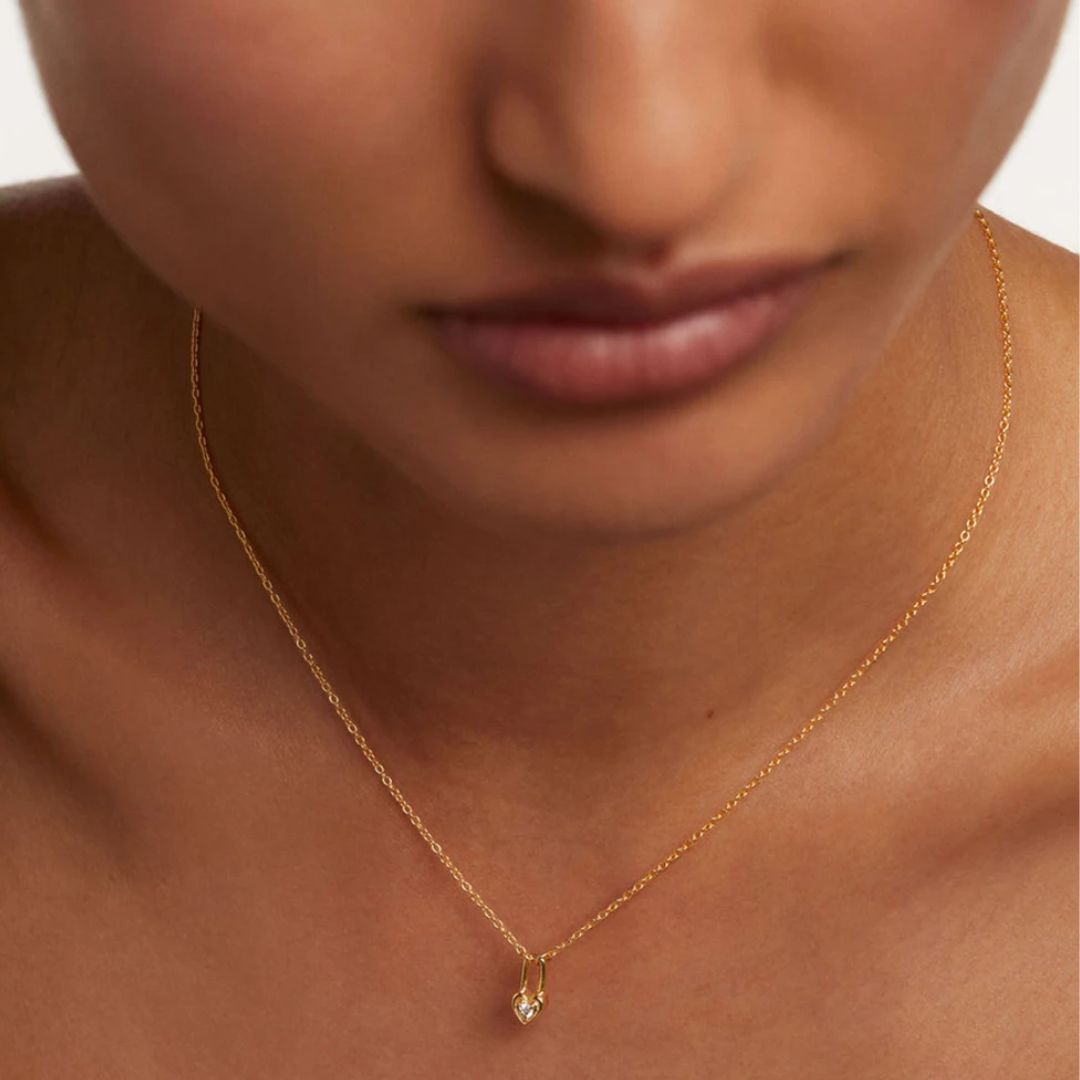 Demi Necklace in Sterling Silver and Gold