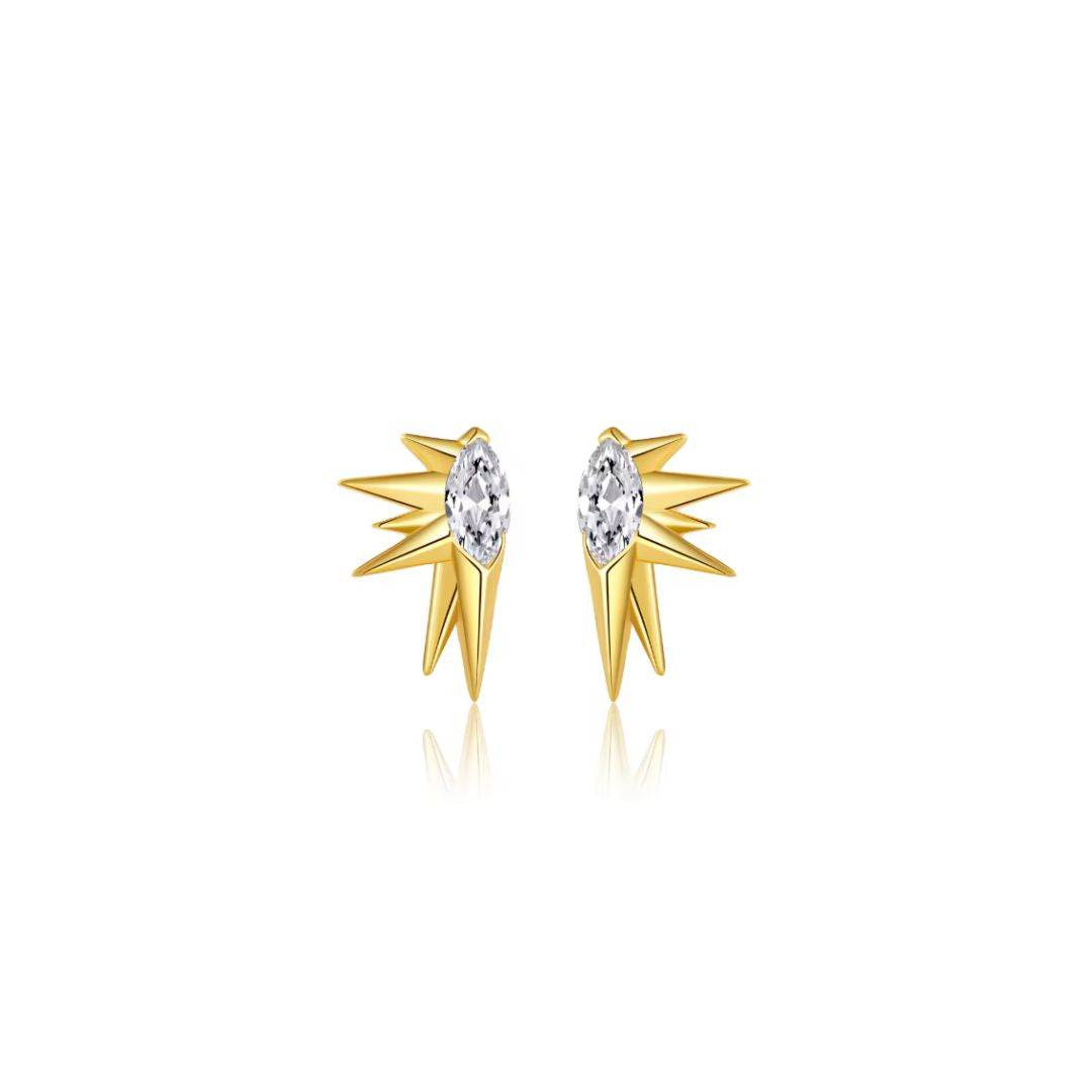 The Clemence Earrings in Sterling Silver